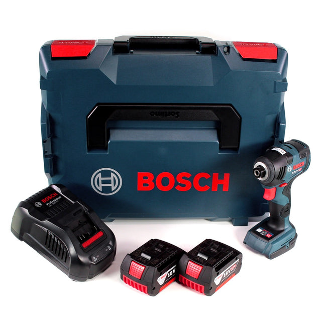 Bosch GDR 18 V-200 C Akku Drehschlagschrauber 18 V 1/4" in L-Boxx + 2 x 6,0 Ah Akku + Ladegerät - Toolbrothers