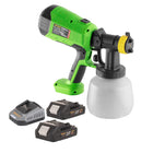 Procraft PSE40bb Akku Farbspritzpistole 20 V 2x Akku 2 0 Ah Ladegeraet 0 - toolbrothers