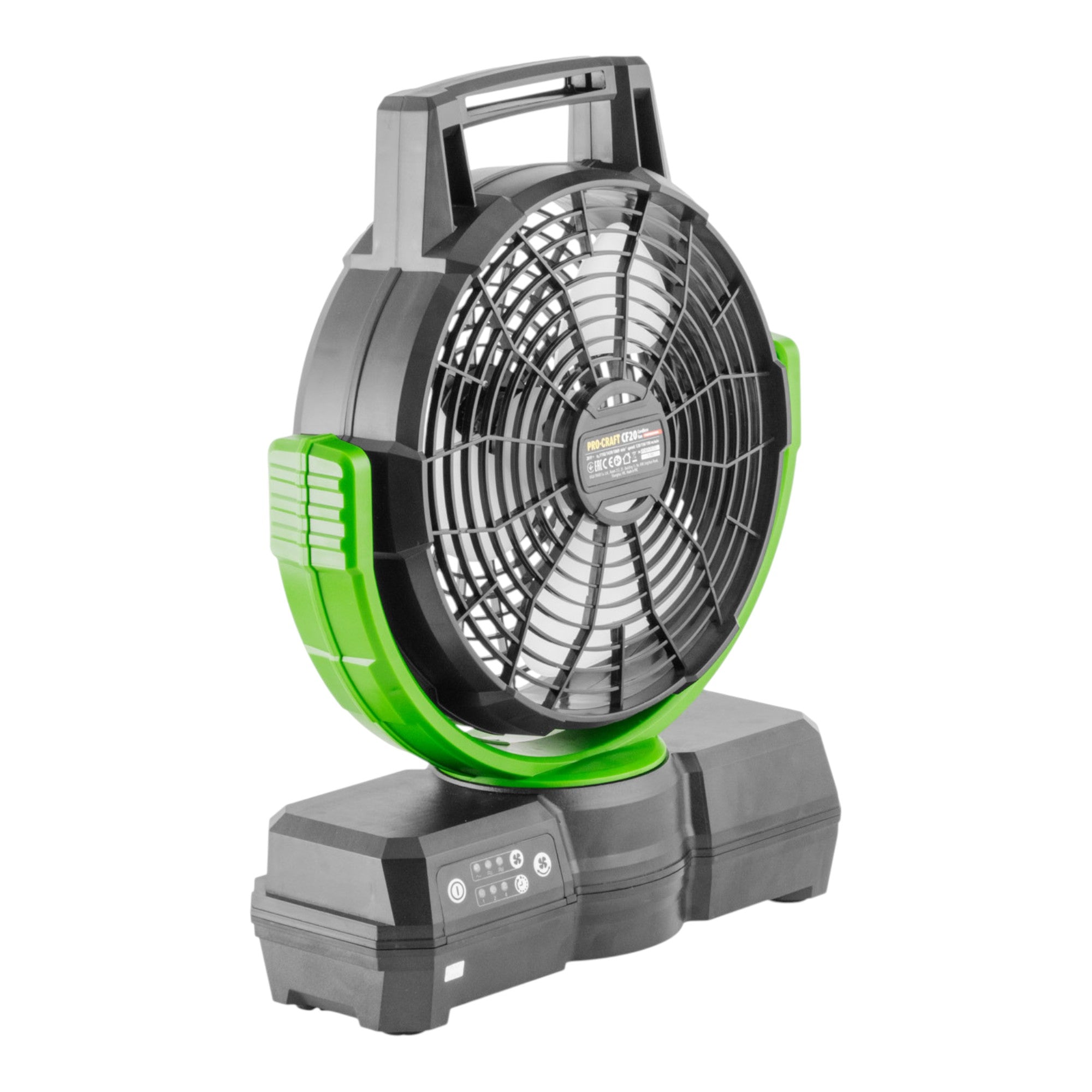 Procraft CF20bb Akku Ventilator 20 V 235 mm 2x Akku 2 0 Ah Ladegeraet 4 - toolbrothers