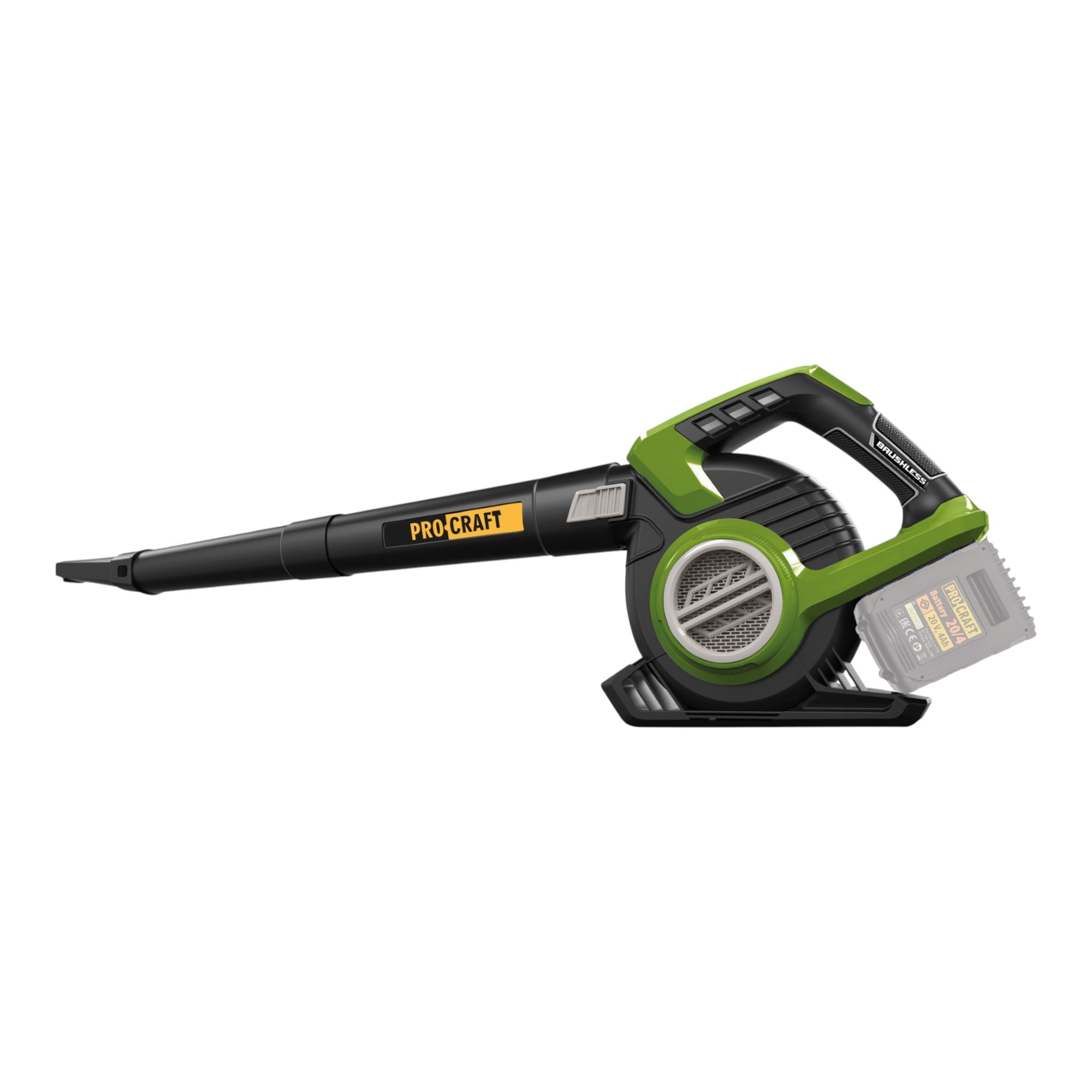 Procraft VB20 Akku Laubblaeser und Laubsauger 40 V 2x 20 V Brushless 2x Akku 8 0 Ah Doppelladegeraet 1 - toolbrothers