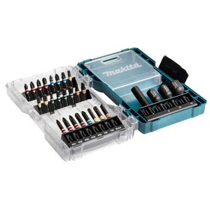 Makita Steckschluessel Bit Set 28 teilig E 07048 Bits Steckschluessel magnetischer Bithalter 1 - toolbrothers
