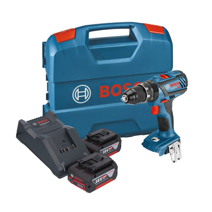 Bosch GSB 18V 28 Professional Akku Schlagbohrschrauber 18 V 63 Nm 2x Akku 4 0 Ah Ladegeraet L Case 0 - toolbrothers