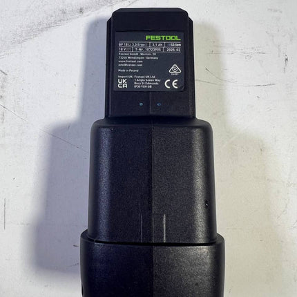 Festool BP 18 Li 3 0 Ergo I Akku 18 V 3 0 Ah 3000 mAh Li Ion 577704 mit Ladestandanzeige Leicht Gebraucht 2 - toolbrothers