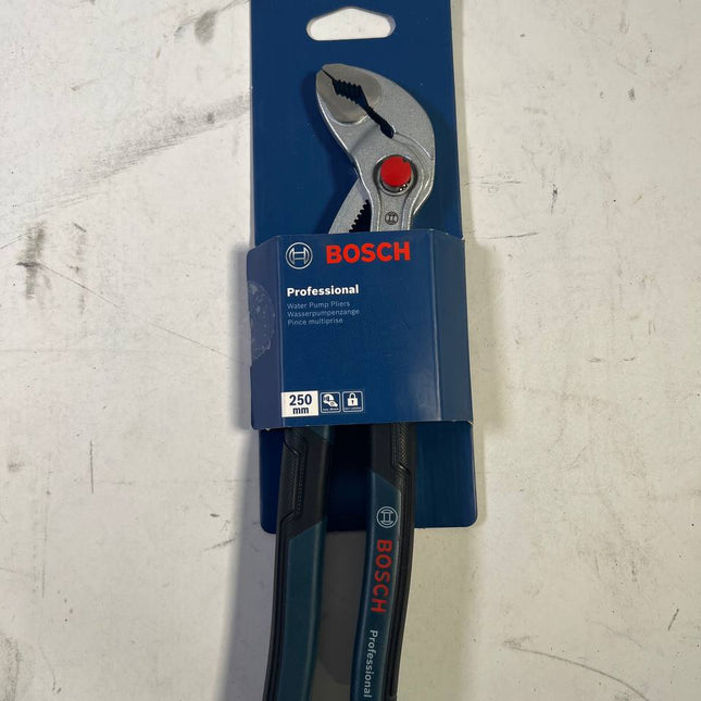 Bosch Sanitaer Wasserpumpenzange 250 mm Professional 1600A02W3N aus Chrom Vanadium Stahl Leicht Gebraucht 0 - toolbrothers