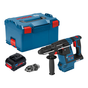 Bosch GBH 18V-26 F Professional Akku Bohrhammer 18 V 2,6 J SDS plus Brushless + 1x ProCORE Akku 8,0 Ah + L-Boxx - ohne Ladegerät