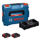 Bosch EXPERT 2x EXBA18V 40 EXAL18V2 320 Starter Set 18 V 2x Akku 4 0 Ah Ladegeraet 16 A L Boxx 0 - toolbrothers