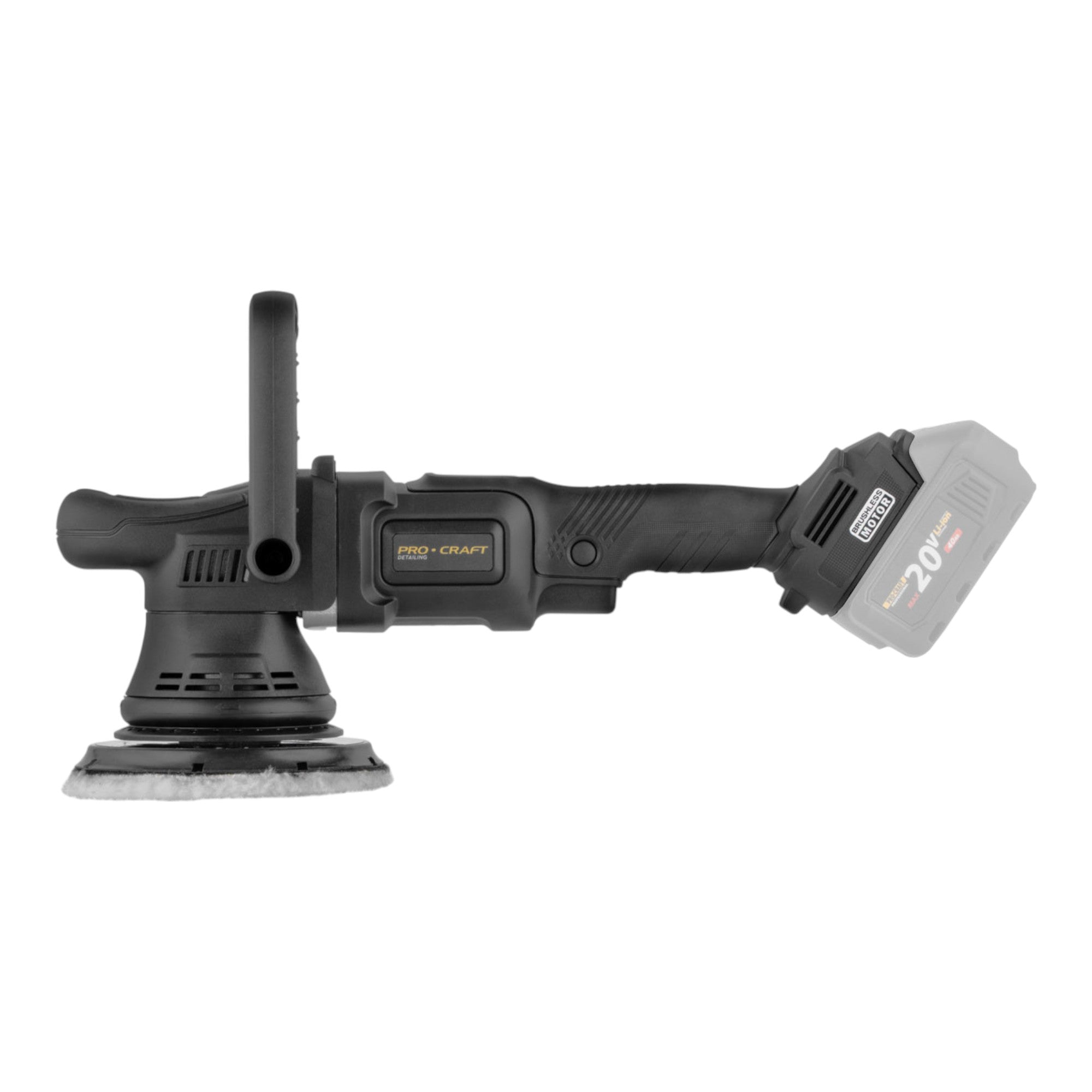 Procraft PM22bb Akku Poliermaschine 20 Volt 150 mm 1x Akku 2 0 Ah Ladegeraet 2 - toolbrothers
