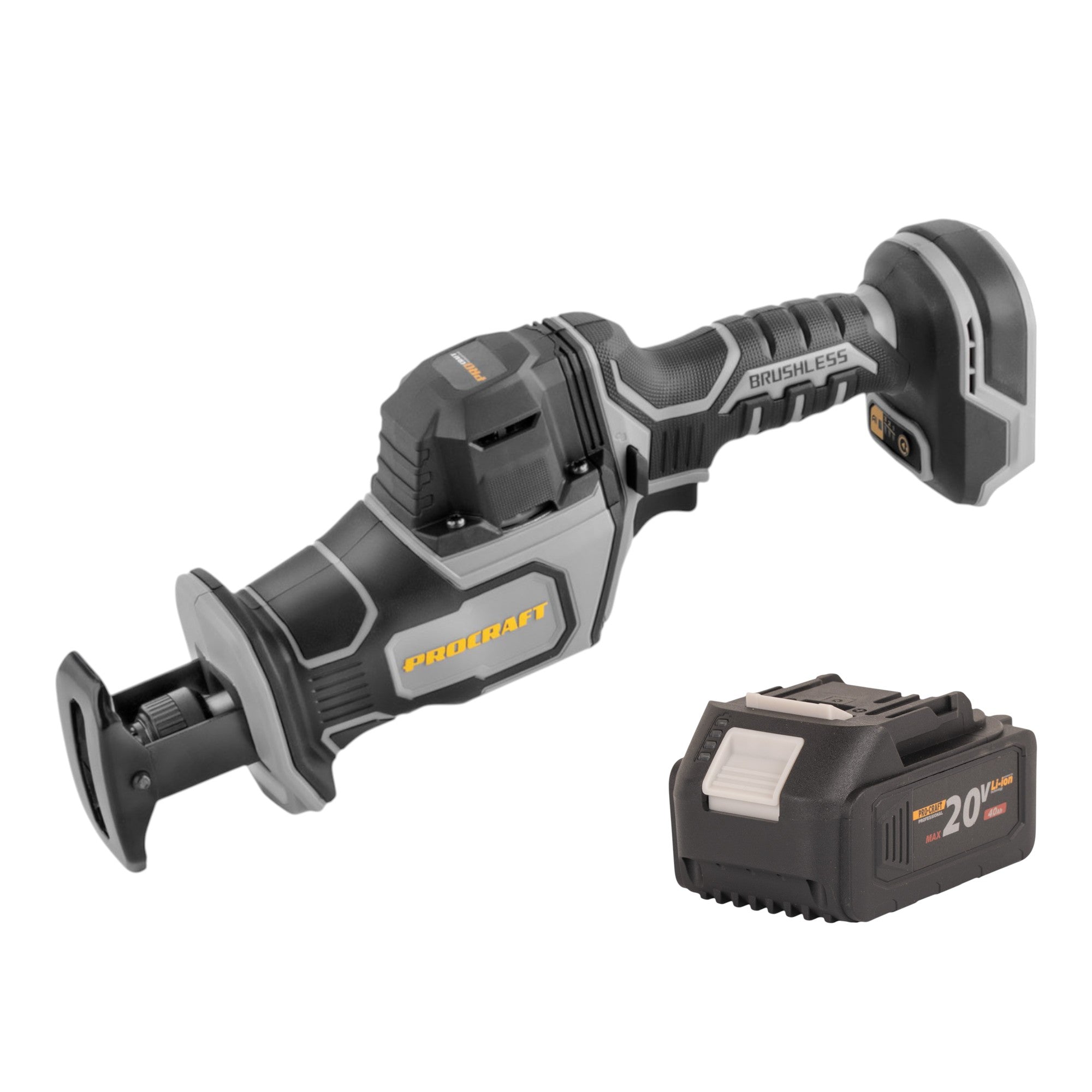 Procraft Industrial RS20Abb Recipro Saebelsaege 20 V Brushless 1x Akku 4 0 Ah ohne Ladegeraet 0 - toolbrothers
