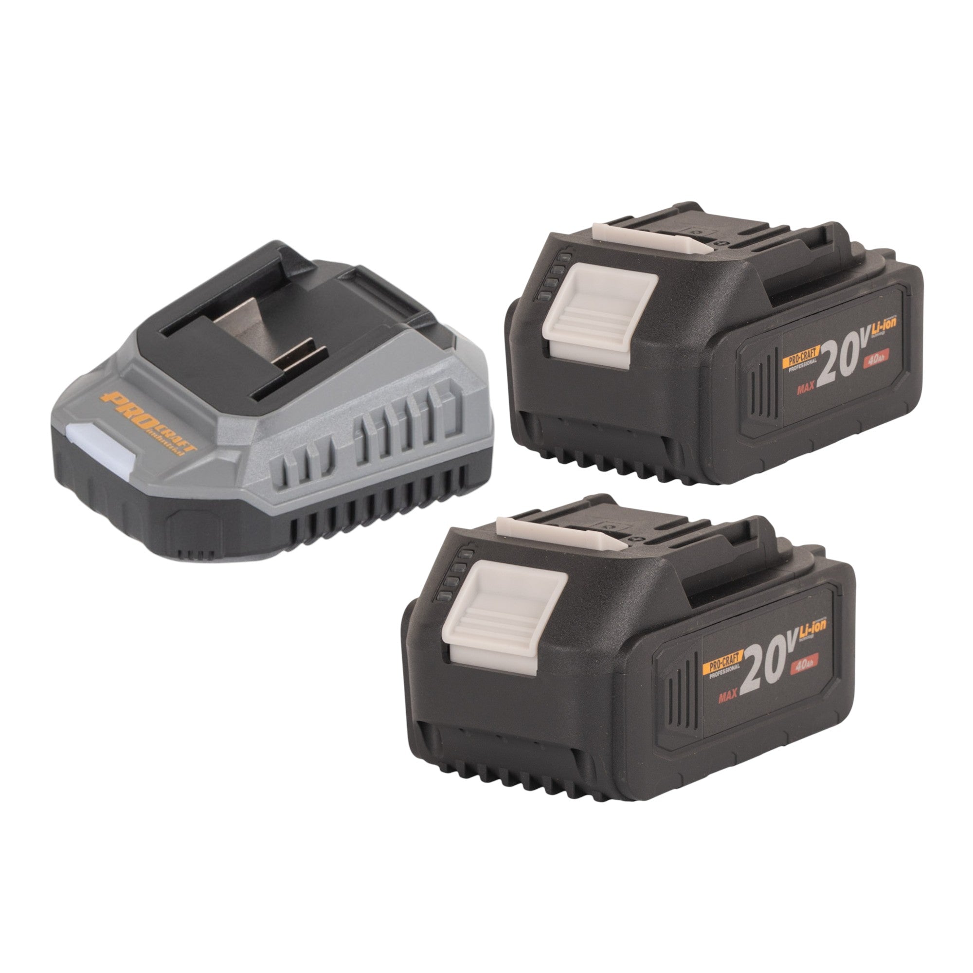Procraft Industrial DG20A BB Akku Geradschleifer 20 V 6 mm Brushless 2x Akku 4 0 Ah Ladegeraet 3 - toolbrothers