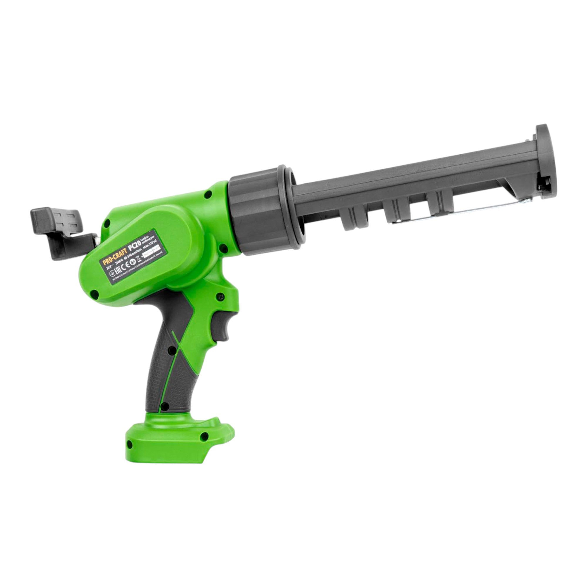 Procraft PC20bb Akku Kartuschenpistole 20 V 2000 N 280 310 ml 1x Akku 2 0 Ah ohne Ladegeraet 3 - toolbrothers