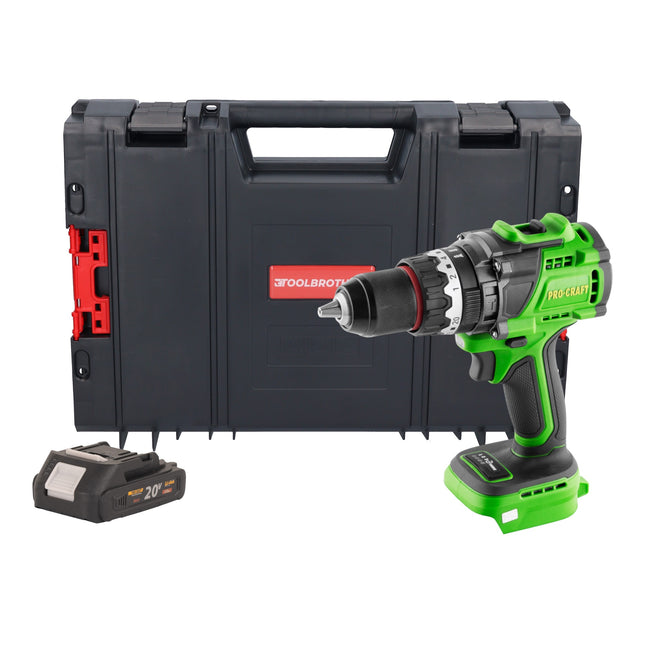 Procraft PA18ProBL BB Akku Schlagbohrschrauber 20 V 180 Nm Brushless 1x Akku 2 0 Ah RHINO Toolcase ohne Ladegeraet 0 - toolbrothers