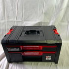 Qbrick System PRO Drawer 2 Toolbox 2 0 Basic stapelbar 450 x 310 x 244 mm 4 5 l 9 5 l IP54 mit zwei Schublaeden 5 Trennwaenden Beschaedigt 0 - toolbrothers