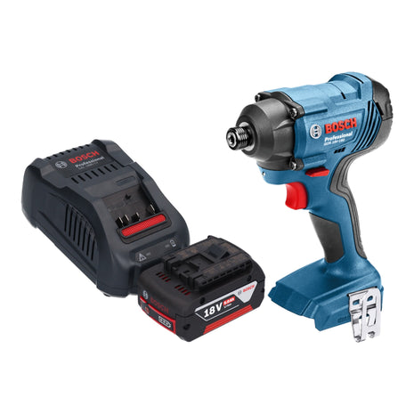 Bosch GDR 18V-160 Visseuse à chocs sans fil 18V 1/4" 160Nm + 1x Batterie 5,0Ah + Chargeur + Insert - sans L-Boxx