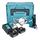 Makita DJS 800 RGJ Akku Faserzementschere 18 V Brushless 2x Akku 6 0 Ah Ladegeraet Makpac 0 - toolbrothers