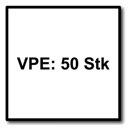 FEIN E-Cut Long-Life Starlock Sägeblatt 50 Stk. 50 x 65 mm ( 63502161250 ) Bi-Metall - Toolbrothers