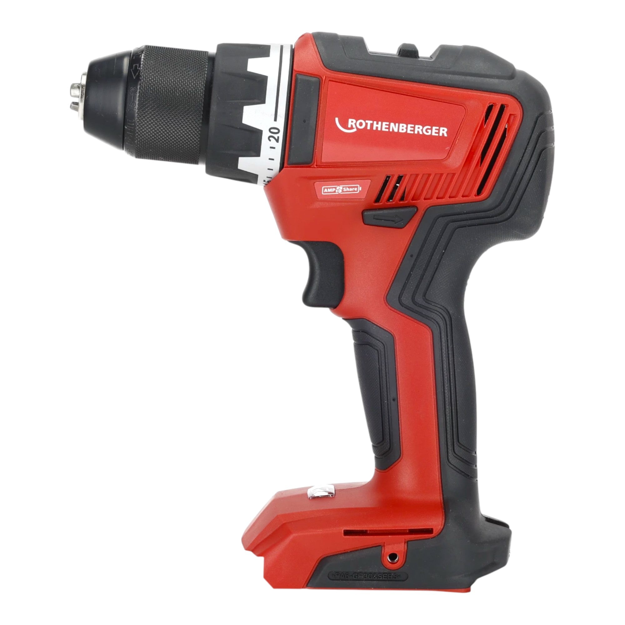 Rothenberger RO DD55 Akku Bohrschrauber 18 V 55 Nm Brushless AMPShare 1x Akku 2 0 Ah ohne Ladegeraet 1 - toolbrothers