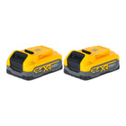 DeWalt DCBP 318 S2 Akku Set mit 2x Powerstack Akku 18 V 3 5 Ah 3500 mAh XR Li Ion mit Ladestandanzeige 0 - toolbrothers