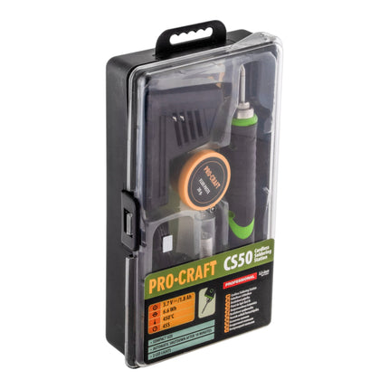 Procraft CS50 Akku Loetkolben 3 7 V 1 8 Ah 11 W 450 C Ladekabel Zubehoer 4 - toolbrothers