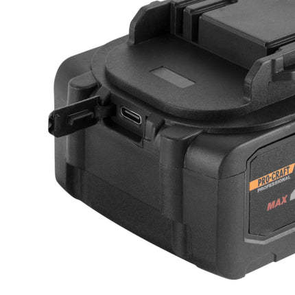 Procraft 20 4C Akku 20 V 4 0 Ah 4000 mAh Li ion mit Ladestandsanzeige 4 - toolbrothers