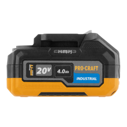 Procraft 20 4 Industrial Akku 20 V 4 0 Ah 4000 mAh Li ion mit Ladestandsanzeige 3 - toolbrothers