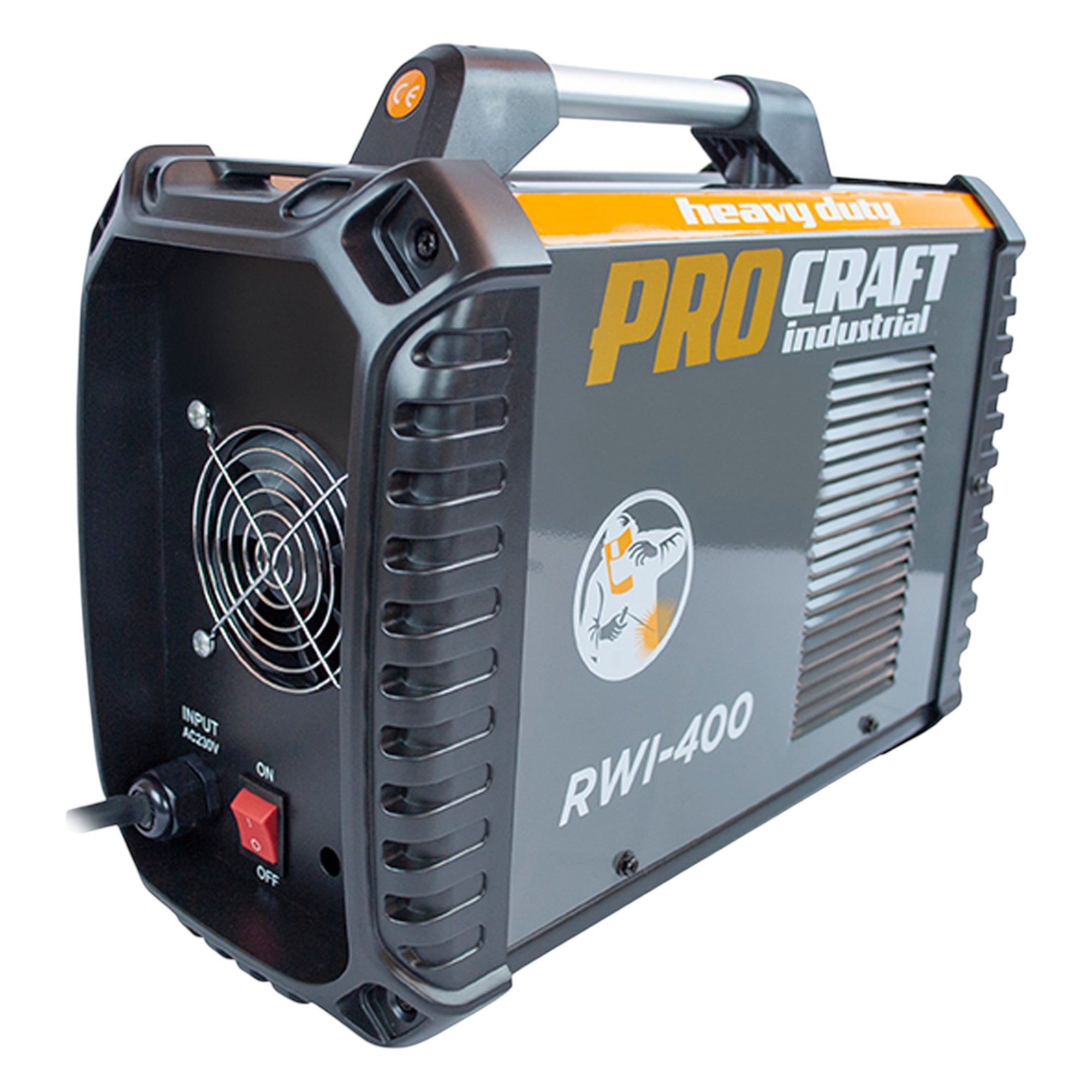 Procraft Industrial RWI 400 Inverter Schweissgeraet 7 kW 20 200 A MMA Schweissschutzschild Drahtbuerste weiteres Zubehoer 1 - toolbrothers