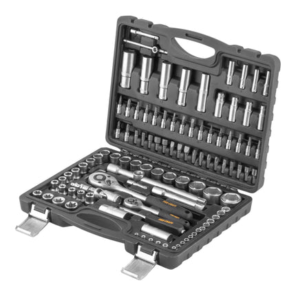Procraft WS 108 Steckschluessel Set 108 tlg 1 4 1 2 Ratsche Schluessel Stecknuss Bits Koffer 1 - toolbrothers