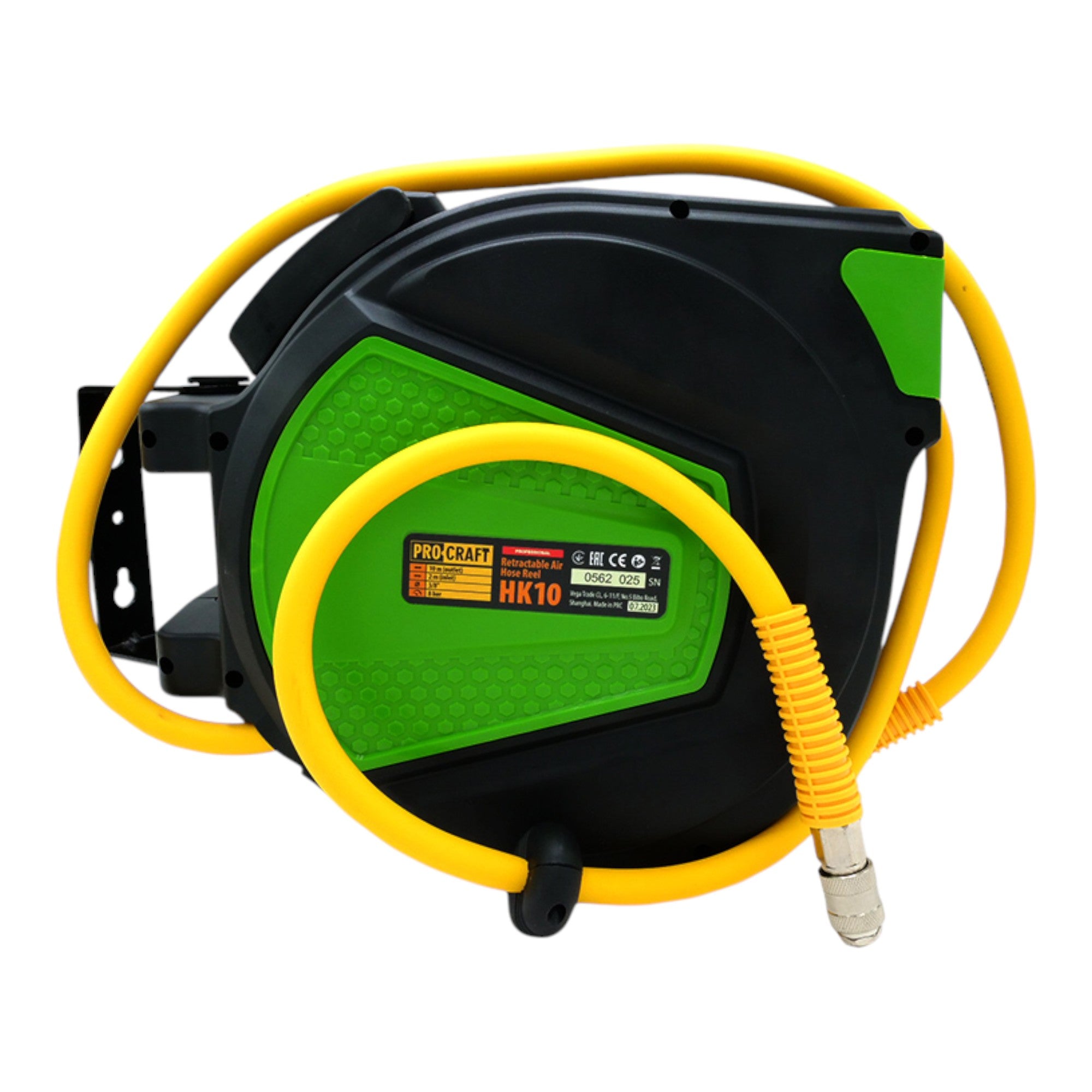 Procraft HK10 Druckluft Schlauchaufroller 10 bar Automatik 10 m Schlauchlaenge 4 - toolbrothers