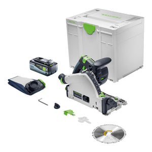 Festool TSC 55 KSEB-Basic Akku Tauchsäge 18 V 160 mm Brushless + 1x Akku 8,0 Ah + Systainer - ohne Ladegerät
