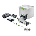 Festool TSC 55 KSEB Basic Akku Tauchsaege 18 V 160 mm Brushless 1x Akku 8 0 Ah Ladegeraet Systainer 0 - toolbrothers