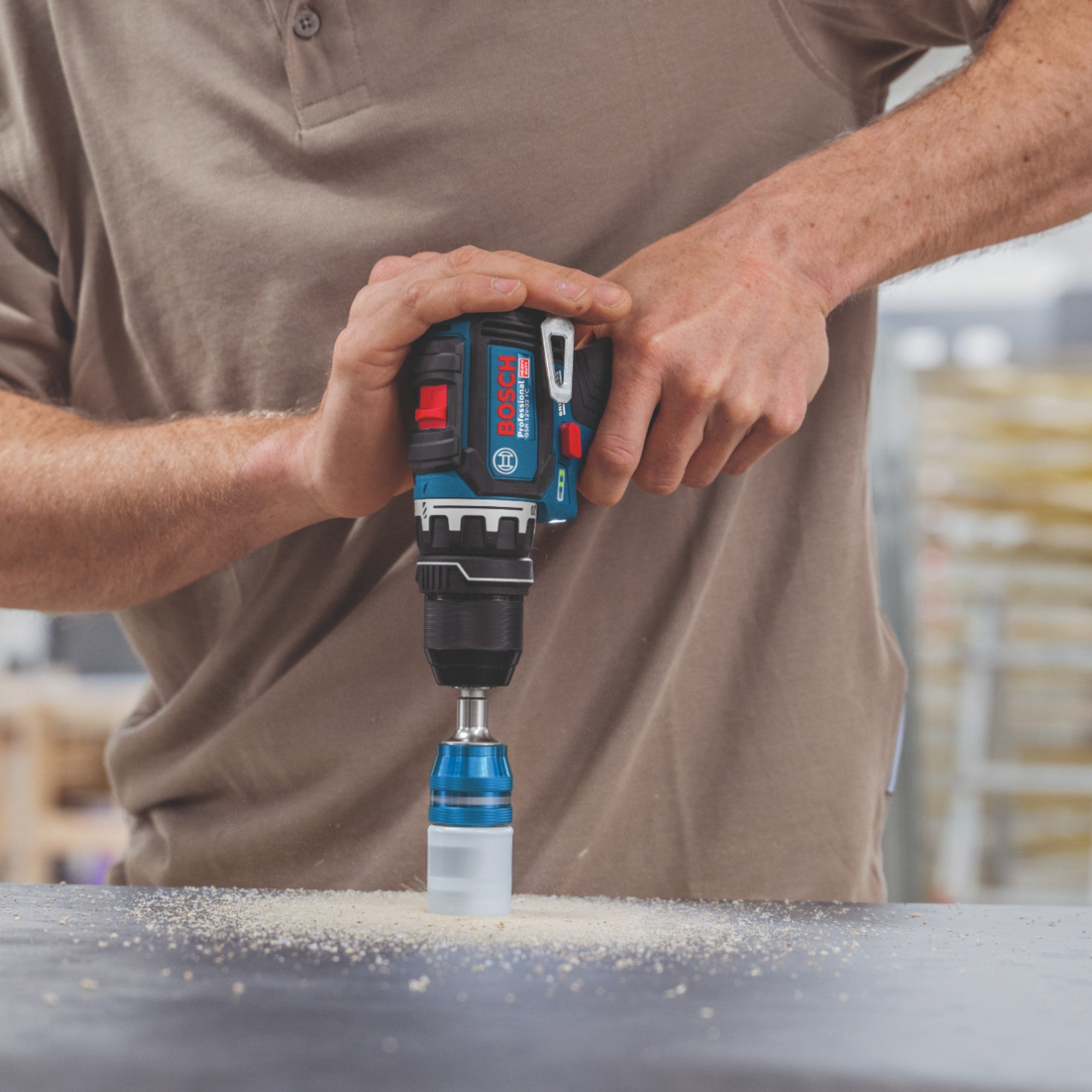 Bosch GSR 12V 32 FC Akku Bohrschrauber 12 V 31 Nm Brushless Solo 06019N7100 ohne Akku ohne Ladegeraet 2 - toolbrothers