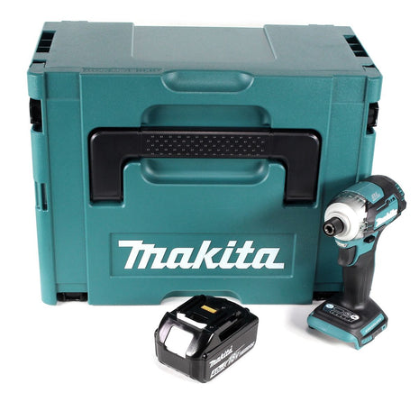 Makita DTD 170 M1J Akku Schlagschrauber 1/4" 18 V Brushless Li-Ion mit 1x 4,0 Ah Akku im MakPac - ohne Ladegerät - Toolbrothers