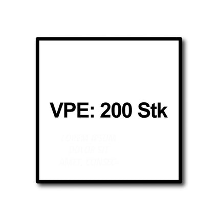 Fischer ULTRACUT FBS II Betonschraube 10x100 mm 200 Stk. ( 2x 548743 ) Sechskantkopf SW15 Unterlegscheibe galvanisiert verzinkt - Toolbrothers