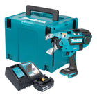 Makita DTR 181 RF1J Akku Bewehrungsverbinder 18 V 0 8 mm Brushless 1x Akku 3 0 Ah Ladegeraet Makpac 0 - toolbrothers