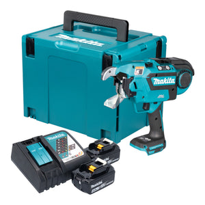 Makita DTR 181 RMJ Akku Bewehrungsverbinder 18 V 0,8 mm Brushless + 2x Akku 4,0 Ah + Ladegerät + Makpac