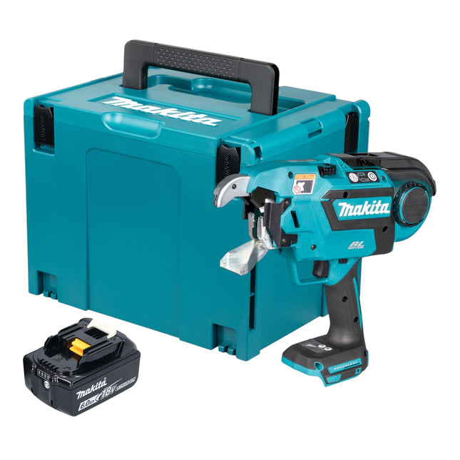 Makita DTR 181 G1J Akku Bewehrungsverbinder 18 V 0 8 mm Brushless 1x Akku 6 0 Ah Makpac ohne Ladegeraet 0 - toolbrothers