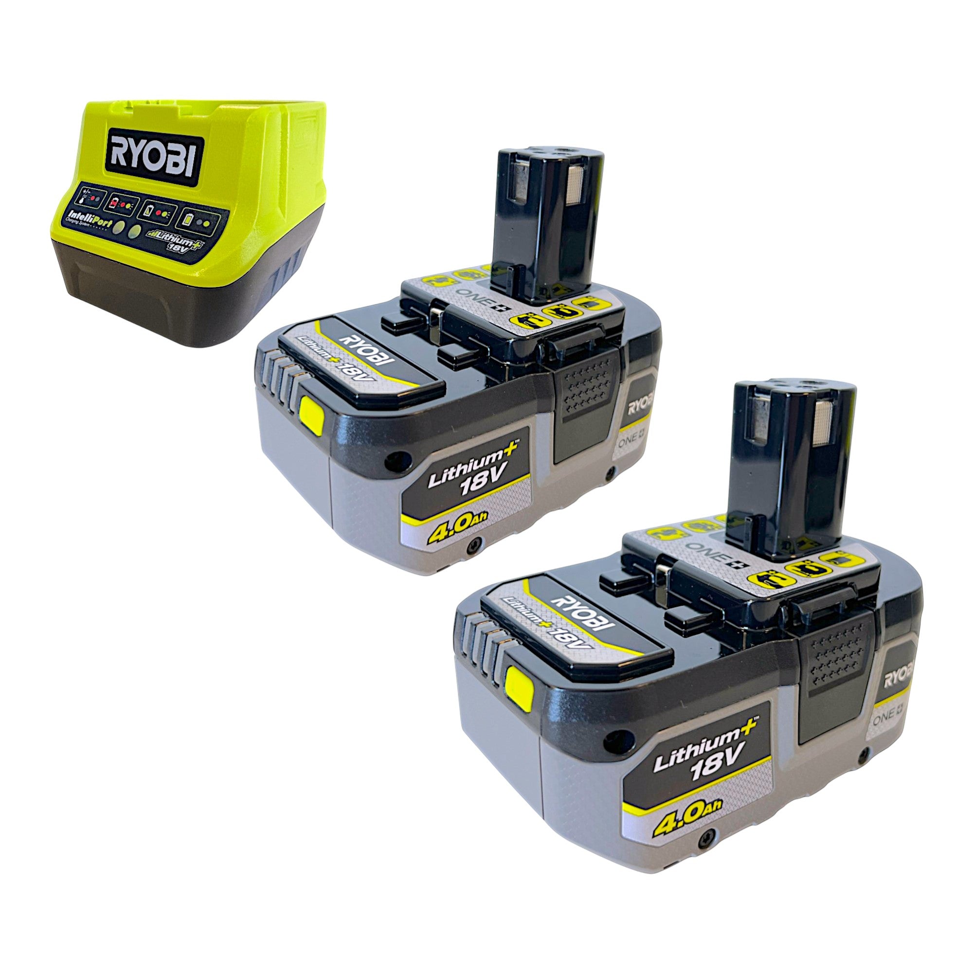 Ryobi R18PL 0 Akku Hobel 18 V 82 mm 2x Akku 4 0 Ah Ladegeraet 2 - toolbrothers