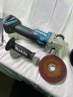 Makita DGA 504 Z Akku Winkelschleifer 18 V 125 mm Brushless Solo - ohne Akku, ohne Ladegerät - Reparaturgerät