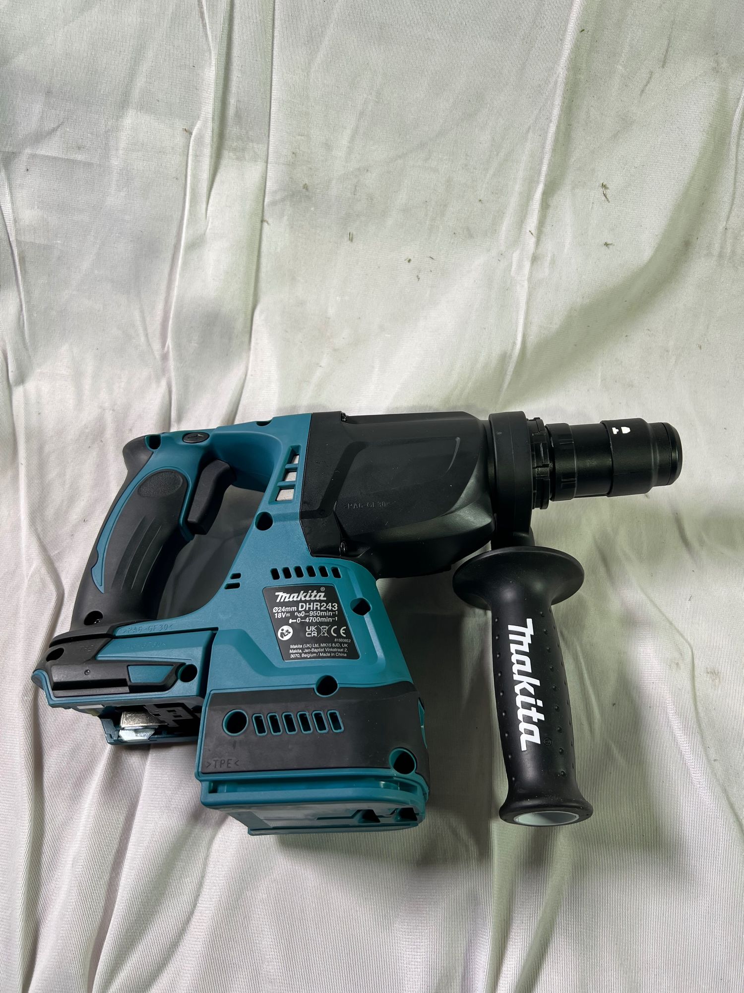 Makita DHR 243 Z Akku Bohrhammer 18 V 2 J SDS Plus Brushless Solo ohne Akku ohne Ladegeraet Unvollstaendig 0 - toolbrothers