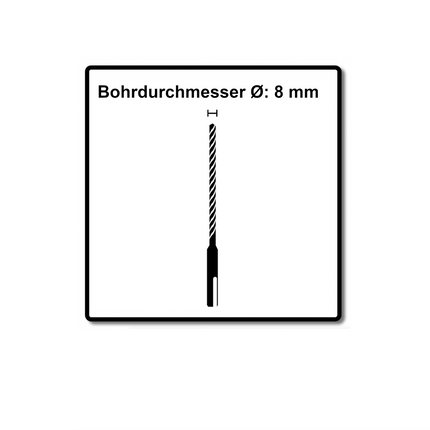 Makita NEMESIS 2 Hammer und Stahl Beton Bohrer SDS-Plus 8x215 - 2 Stück ( 2x B-58110 ) - Toolbrothers