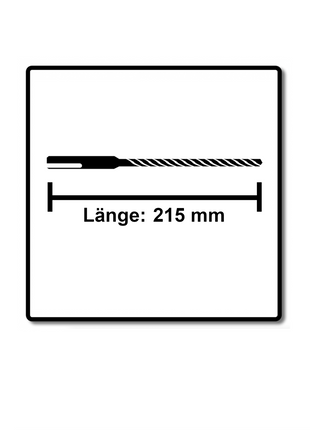 Makita NEMESIS 2 Hammer und Stahl Beton Bohrer SDS-Plus 8x215 - 5 Stück ( 5x B-58110 ) - Toolbrothers