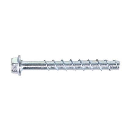 Fischer ULTRACUT FBS II Betonschraube 10x100 mm 200 Stk. ( 2x 548743 ) Sechskantkopf SW15 Unterlegscheibe galvanisiert verzinkt + Makita NEMESIS 2 Hammer und Beton Bohrer SDS-Plus 10x215 ( B-58213 ) - Toolbrothers