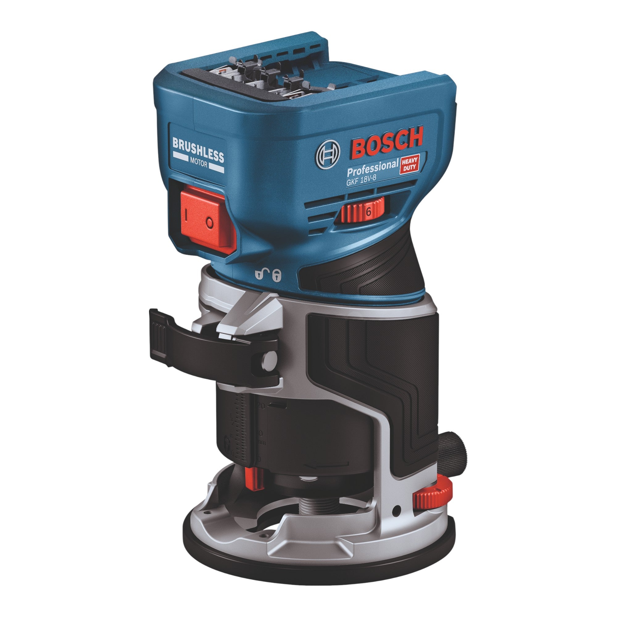 Bosch GKF 18V 8 Professional Akku Kantenfraese 18 V 8 0 mm Brushless 06016C2003 Taucheinheit L Boxx ohne Akku ohne Ladegeraet 1 - toolbrothers