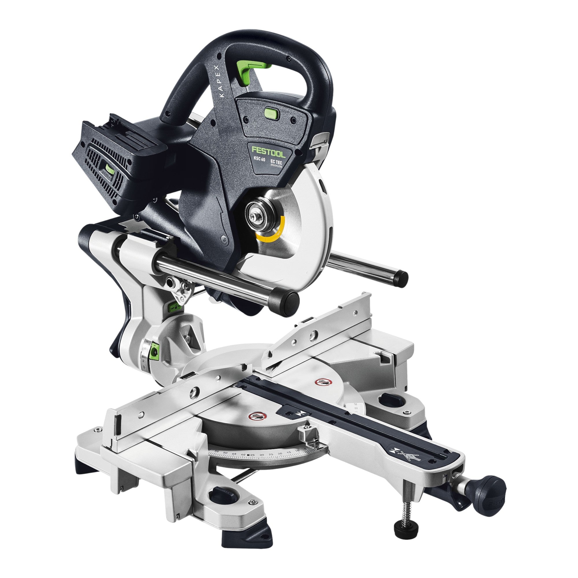 Festool KAPEX KSC 60 EB Basic Akku Kapp Zugsaege 18 V 36 V 216 mm Brushless 4x Akku 5 0 Ah Doppelladegeraet Systainer 1 - toolbrothers