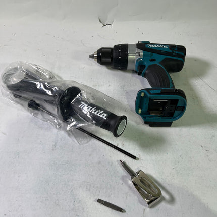 Makita DHP 458 Z Akku Schlagbohrschrauber 18 V 91 Nm Solo ohne Akku ohne Ladegeraet Leicht Gebraucht 1 - toolbrothers