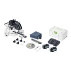 Festool KAPEX KSC 60 EB Basic Akku Kapp Zugsaege 18 V 36 V 216 mm Brushless 2x Akku 5 0 Ah Doppelladegeraet Systainer 0 - toolbrothers