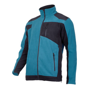LAHTI PRO Fleecejacke mit Verstärkung Größe XXXL ( L4011406 ) türkis schwarz