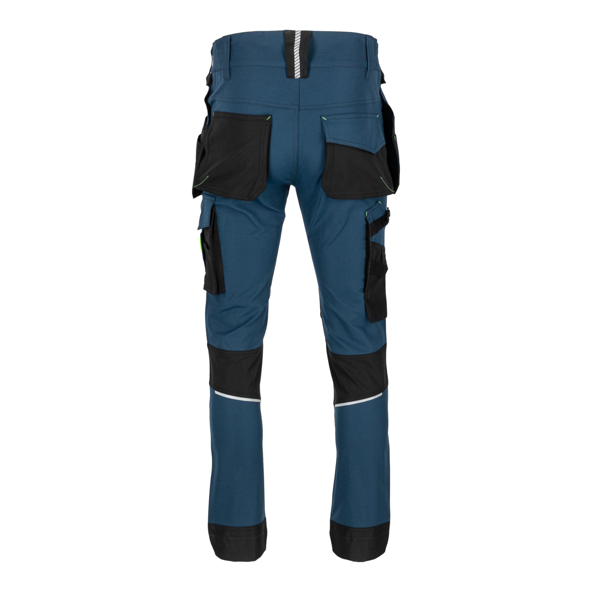 LAHTI PRO Stretch Arbeitshose Groesse XL L4056004 blau schwarz gruen 2 - toolbrothers