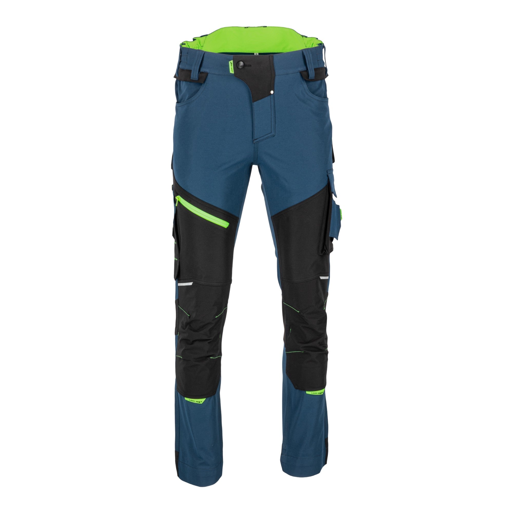 LAHTI PRO Stretch Arbeitshose Groesse XXXL L4056006 blau schwarz gruen 1 - toolbrothers