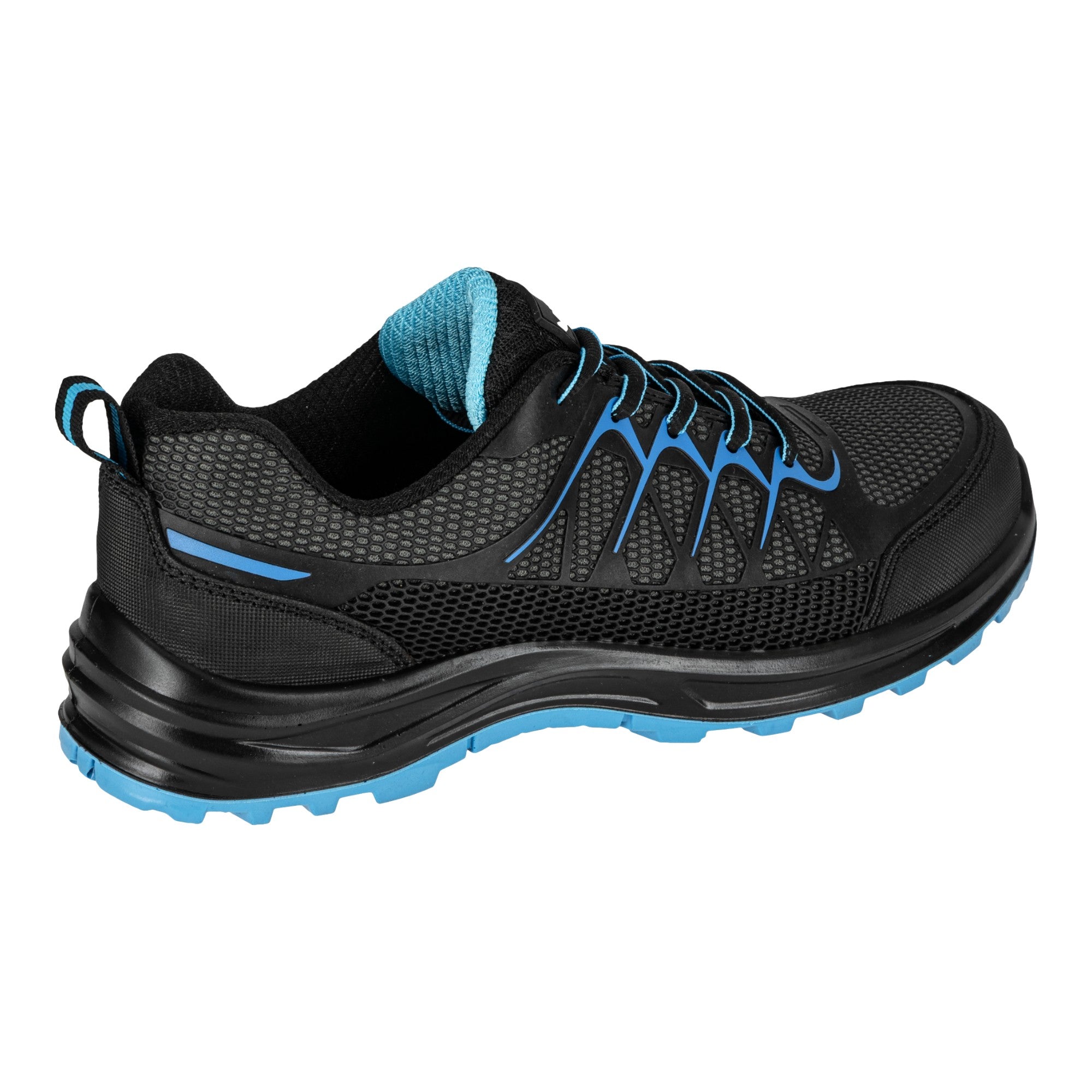 LAHTI PRO Sicherheitshalbschuh KPU Mesh S1P SRC Groesse 44 L3042244 schwarz blau 3 - toolbrothers
