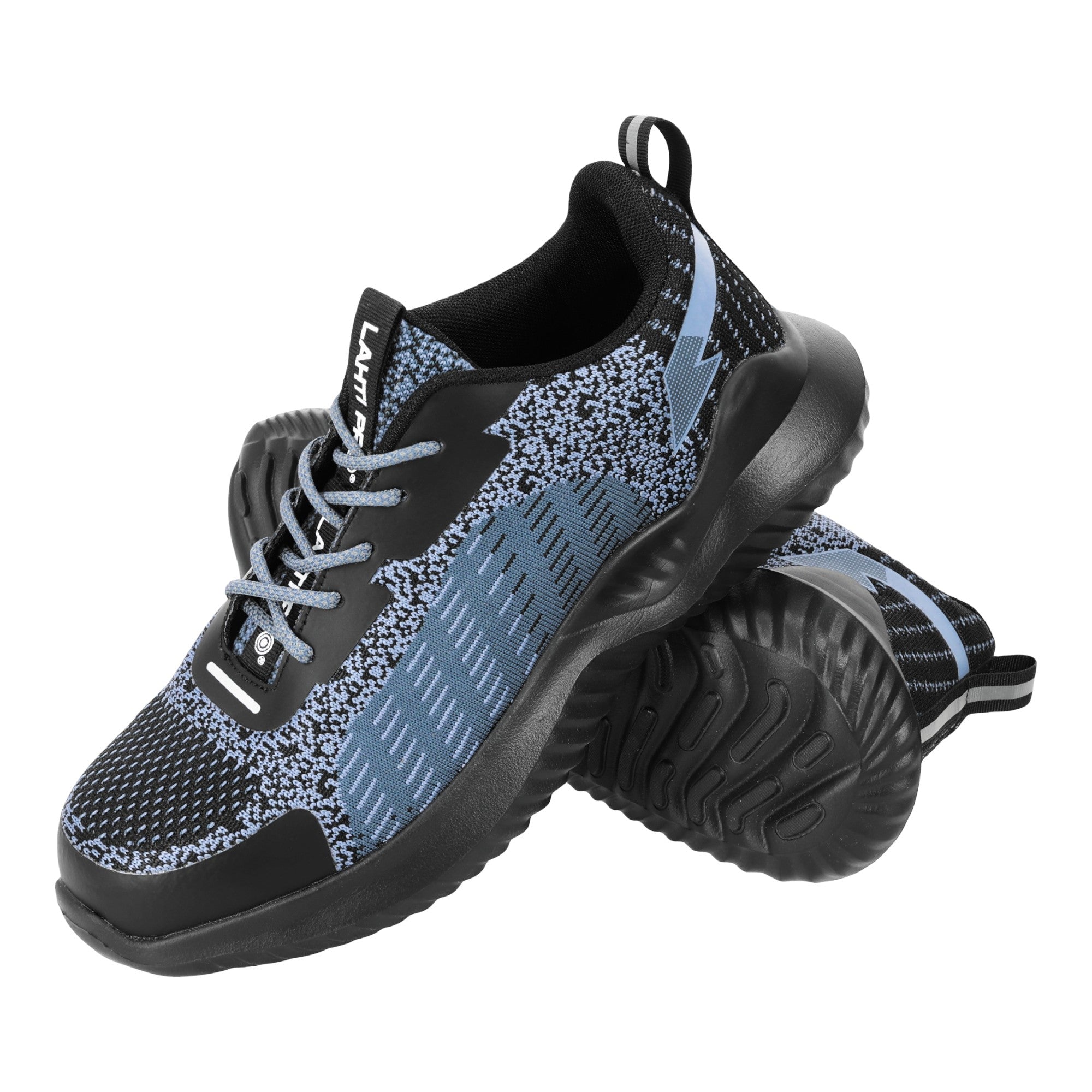 LAHTI PRO Sicherheitshalbschuh gestrickt SB FO Groesse 42 L3044242 blau schwarz 1 - toolbrothers